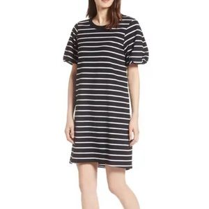 Halogen Bubble Sleeve Dress